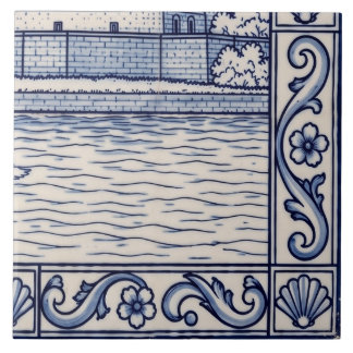 Carreau de mosaïque murale Azulejo New York 6 sur
