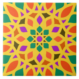carreau de motif géométrique islamique pour mosqué