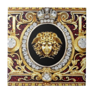 Carreau de mur Medusa Golden Gems