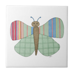 Carreau de papillon à la menthe