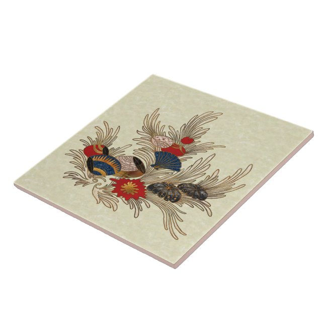 Carreau Déco océan asiatique (Côté)