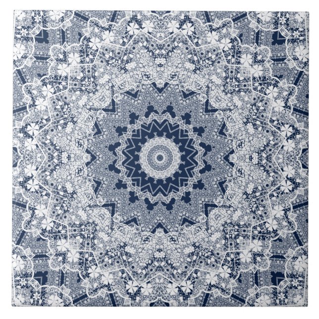 Carreau Décor dentelé (Devant)