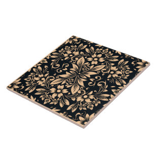 Carreau décoratif en céramique Damask Élégance de