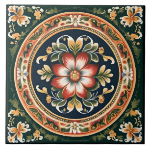 Carreau décoratif norvégien 1