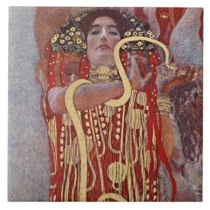 Carreau Déesse de la Santé, Hygiéie (Salus), Gustav Klimt