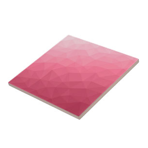 Carreau Dégradé géométrique en maille motif rose rose clai