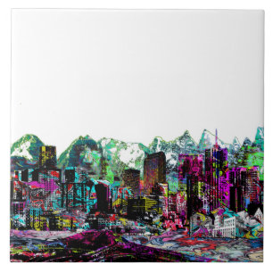 Carreau Denver en graffiti