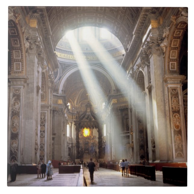 Carreau Des puits de lumière coulent à travers les fenêtre (Devant)