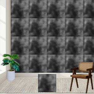 Carreau Design abstrait texturé moderne noir et gris