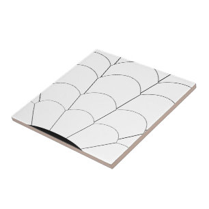 Carreau Design Art Déco Noir Et Blanc