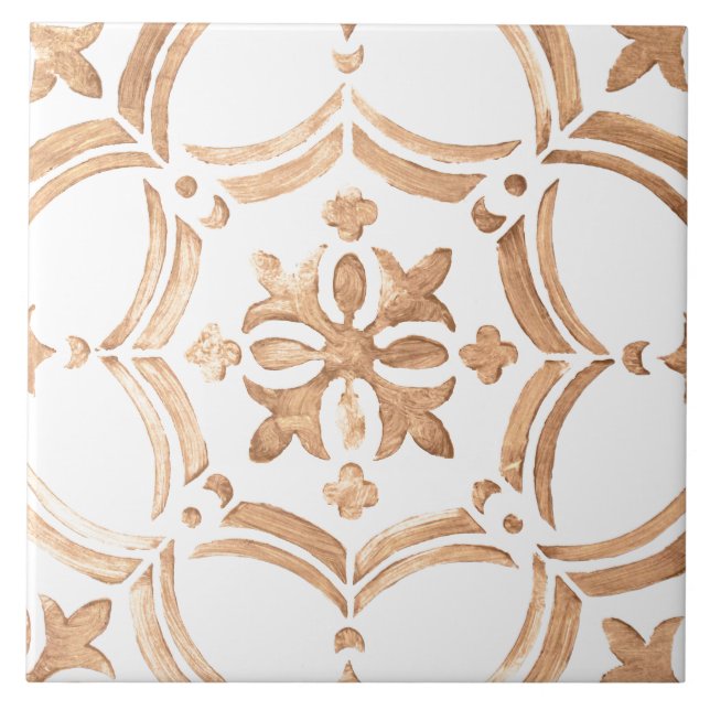 Carreau Design floral coloré (Devant)