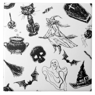 Carreau Design motif d'Halloween