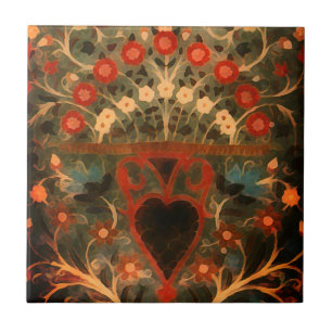 Carreau Design textile indien antique 