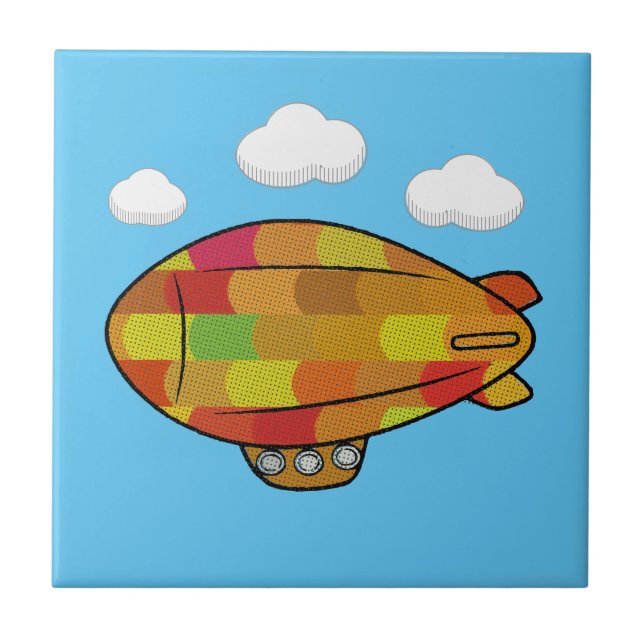 Carreau Dessin Blimp Style Vintage (Devant)