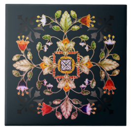 Carreau Dessous de verre Bar en grès - Fiori Dark