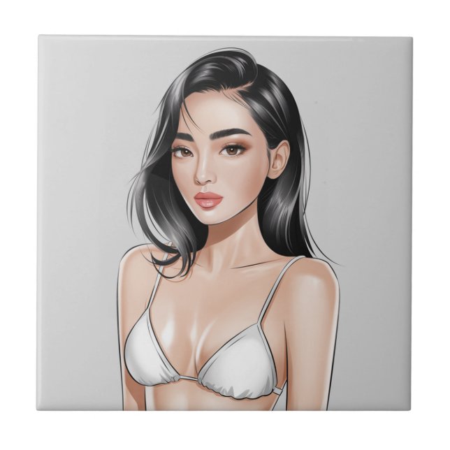 Carreau Dessous de verre de Beach Glam (Devant)