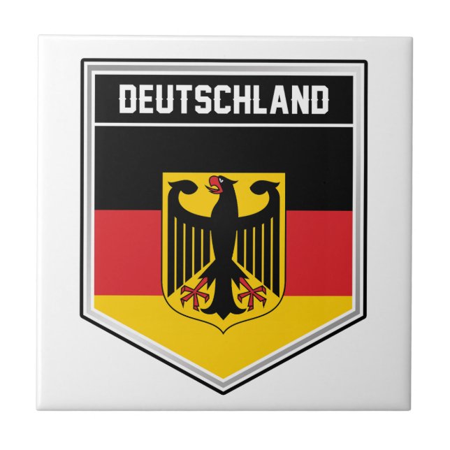 Carreau Deutschland/Allemagne - Bouclier indicateur (Devant)