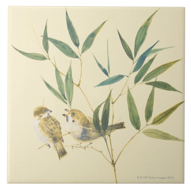 Carreau Deux moineaux (Devant)