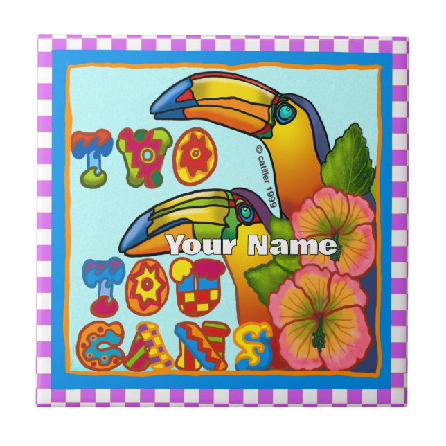 Carreau Deux Toucan (Devant)