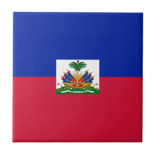 Carreau d'Haïti de Drapeau - drapeau du Haïti