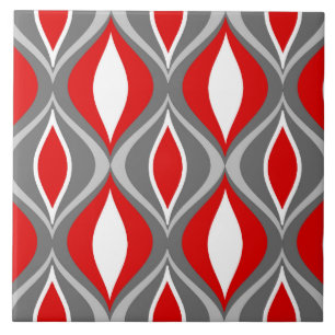 Carreau Diamants de la moitié du siècle, gris moderne/gr