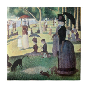 Carreau Dimanche après-midi, île La Grande Jatte par Seura