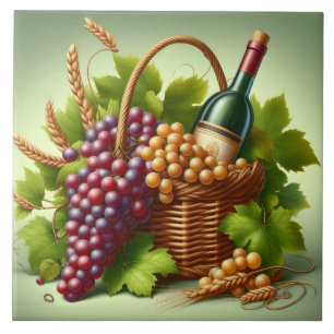 Carreau d'impression de raisins