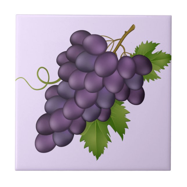 Carreau d'impression de raisins (Devant)