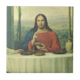 Carreau Dîner de gala à Emmaüs avec Jésus-Christ