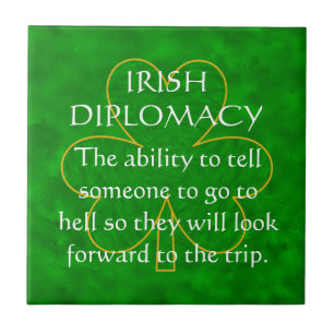 Carreau Diplomatie irlandaise une bénédiction irlandaise