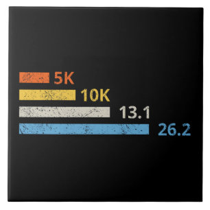Carreau Distances de course I - 5K 10K 13,1 26,2 Marathoni