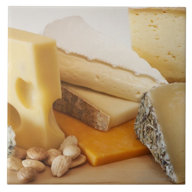 Carreau Divers fromages sur le hachoir (Devant)
