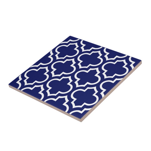 Carreau do-it-yourself Arrière - plan Marocain Quatrefoil  (Côté)