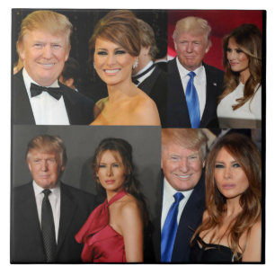 CARREAU DONALD ET MELANIA TRUMP