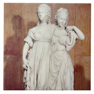 Carreau Double statue des princesses Louise (1776-1810)