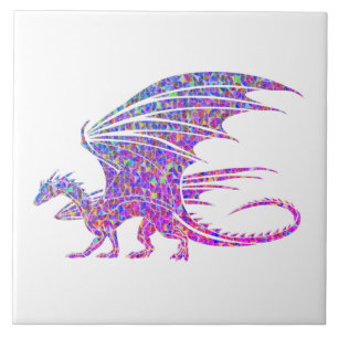 Carreau Dragon de mosaïque Extraordinaire
