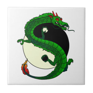 Carreau Dragon de Yin Yang