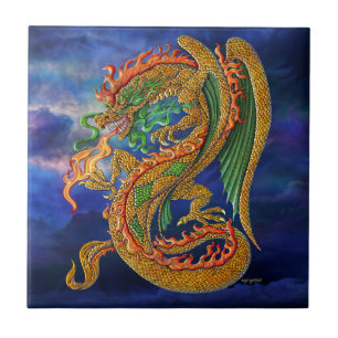 Carreau Dragon d'or