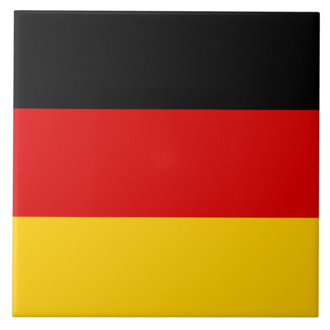 Carreau Drapeau allemand (Allemagne) (Devant)