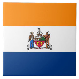 Carreau Drapeau d'Albany (New York)