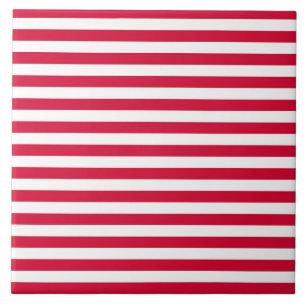 Carreau drapeau Danemark rayures pays motif couleur rouge