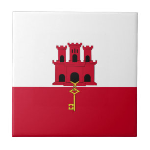Carreau Drapeau de Gibraltar