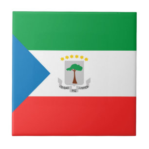Carreau Drapeau de Guinée équatoriale
