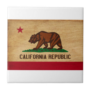 Carreau Drapeau de la Californie