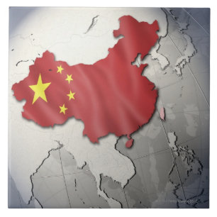 Carreau Drapeau de la Chine