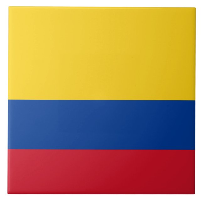 Carreau Drapeau de la Colombie (Devant)