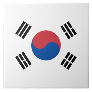Carreau Drapeau de la Corée du Sud (ROK)