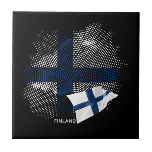 Carreau Drapeau de la Finlande