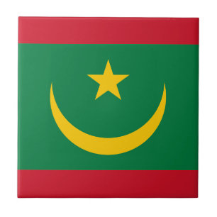 Carreau Drapeau de la Mauritanie
