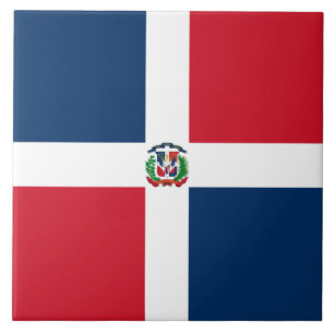 Carreau Drapeau de la République dominicaine